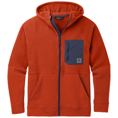 מחקר חוצות גברים של תערובת Hoodie Redrock