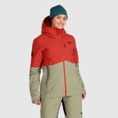 חצאי חוץ נשים חצאי כדור Ii Gore-tex® מעיל חמוציות/צור